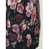 Przedłużana tunika do spodni - brązowa panterka i różowe kwiaty